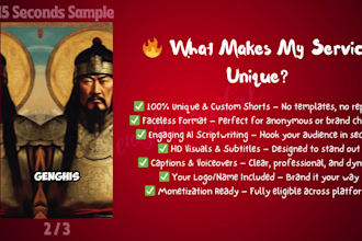 create viral faceless ai history shorts for youtube, tiktok, and instagram reels