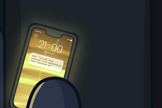 nft crypto illustration and animation