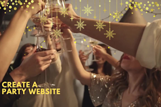 design a professional dj, party, music, event, or artist website in wordpress