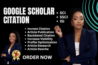 increase your google scholar citation, scopus, hindex, and researchgate