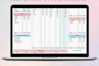custom google sheets excel spreadsheet monthly budget planner excel dashboard
