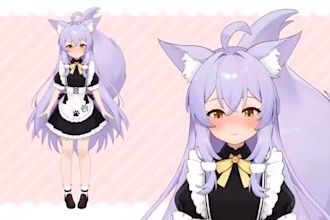 draw and rig live2d vtuber model 2d vtuber rigging vtuber avatar for streamers
