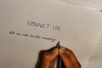 handwrite anything in beautiful cursive writing