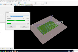 make a lighting design for the sports areas  export design reports using dialux