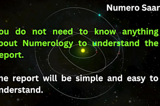 provide you a detailed numerology report of next 12 months