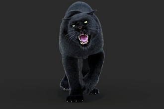 integrate 3d animal animation, 3d animal model, 3d rigging, 3d animal cgi