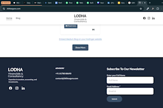 create a website or one product landing page on shopify