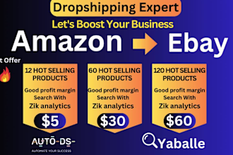 do amazon to ebay dropshipping listings