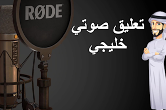 provide a professional arabic voice over