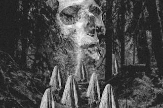 create dark collage art