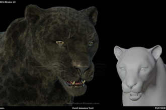 do 3d realistic animal animation, 3d rigging, 3d animal model, grooming fur, vfx