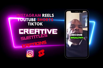 add english subtitles and captions to reels, tiktok, youtube shorts