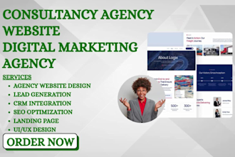 build consultancy agency, home agency design, digital marketing agency website