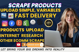 product scraping shopify  website scraping products upload product information