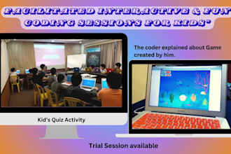 be kids coding tutor for mit scratch game coding, python, 3d design 5 to 16yrs