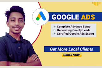 setup google ads PPC adwords optimize for local business in USA UK