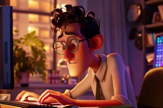 produce ai generated animation, ai animation, story video, ai video art