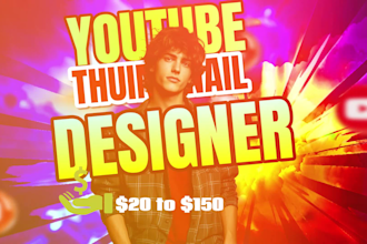 design professional HD quality youtube thumbnail