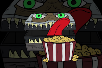 create cartoon animated GIF for stickers, logo, emoji, etc