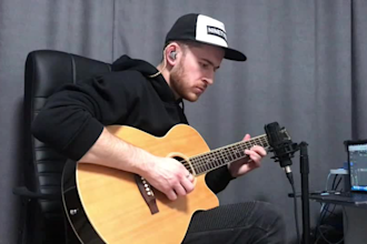 record acoustic guitar tracks and loops for you song