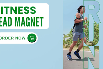design PDF fitness ebook lead magnet freebie workout guide workbook diet plan