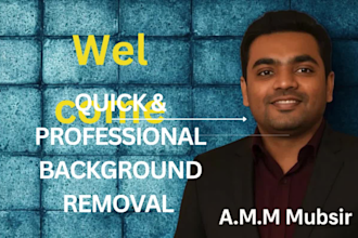 do clean, precise and complex background removal professionally
