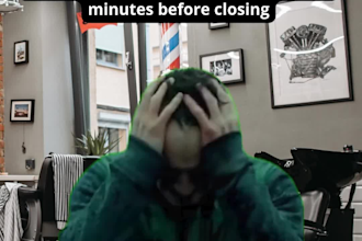 create viral hair salon and barber meme tiktoks