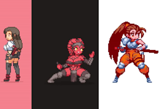 make nsfw pixel sprite animation, pixel character animation video game rpg maker