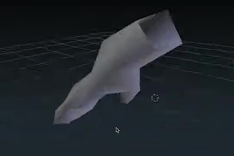 create a low poly 3d animation in a ps1 and n64 style