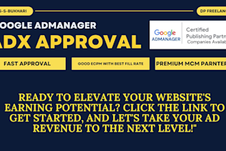 do fast google adx approval with adx ma
