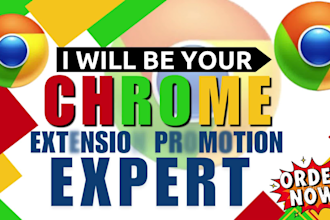 do chrome extension promotion to get downloads, reviews and users