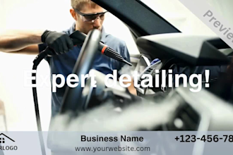 create HD promo video for car dealership, automotive car rental video ads