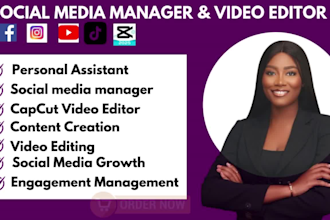 be your personal assistant, social media manager, and capcut video editor
