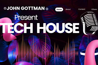 create tech house song and master techno, dnb, psytrance, edm track