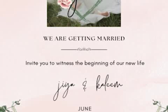design professional birthday card, wedding invitation, greeting card invitations