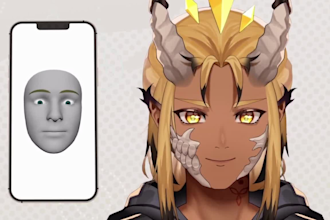 do vtuber commission live2d 3d vtuber model rigging vrc vroid vrm custom avatar