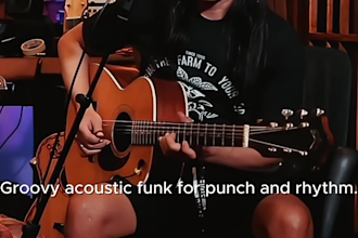 record HQ acoustic guitar tracks for your music