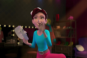 do 3d cartoon character animation, 3d cartoon animation, 3d kids animation video