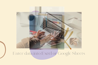 provide top quality data entry and admin support