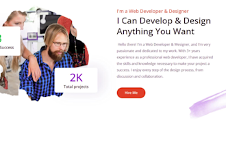 design custom wordpress portfolio business site using elementor