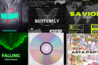 design stunning album or single cover art for your music
