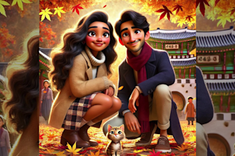 create disney pixar art style characters illustrations children books dall e