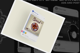 do social media post design for your product advertisement