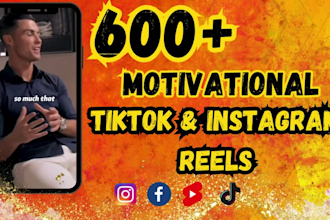 create motivational reels for instagram and tiktok