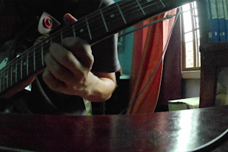 create an improvised guitar solo for your track