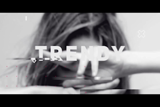 create latest trendy fashion promo video ads for tiktok facebook instagram