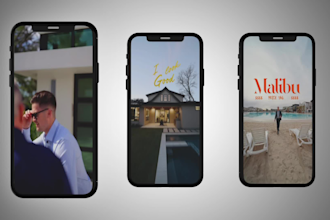 edit real state dopaminic video for instagram reels, tik tok or youtube shorts