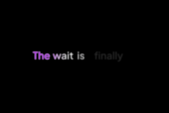 create custom kinetic typography animated video apple style