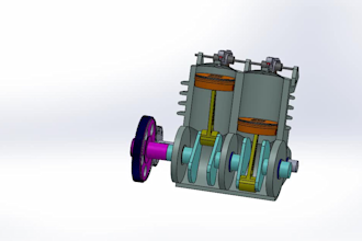 design professional 3d parts and assemble them
