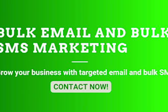 send bulk email blast, bulk sms marketing mass cold email message campaign